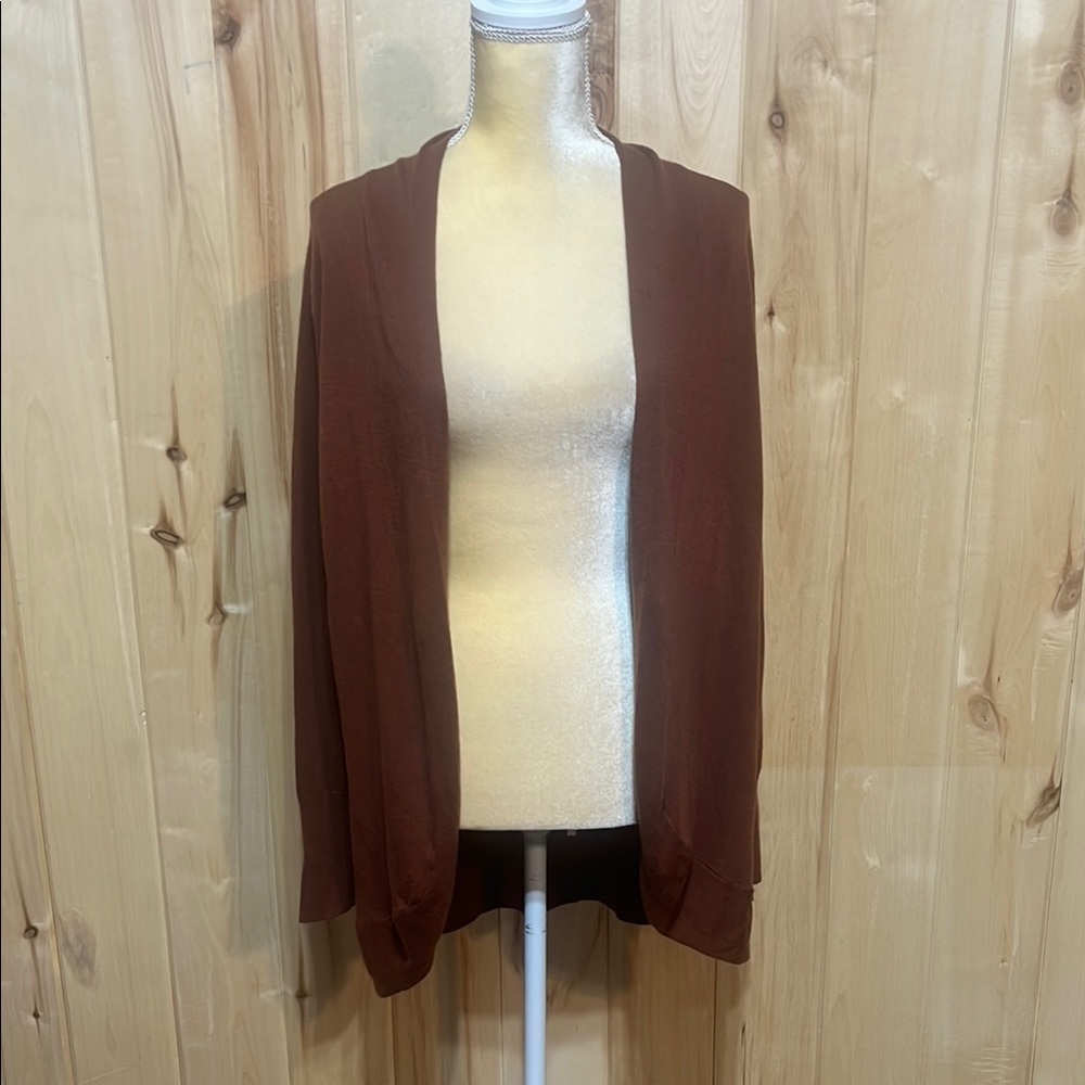 Sophie Rue Brown‎ Lightweight Cardigan Sweater Size L